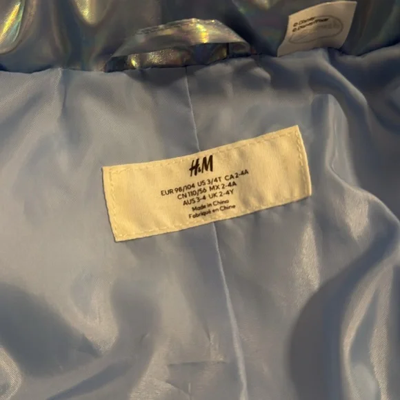 H&M Disney Frozen Puffer Coat - Picture 5 of 6